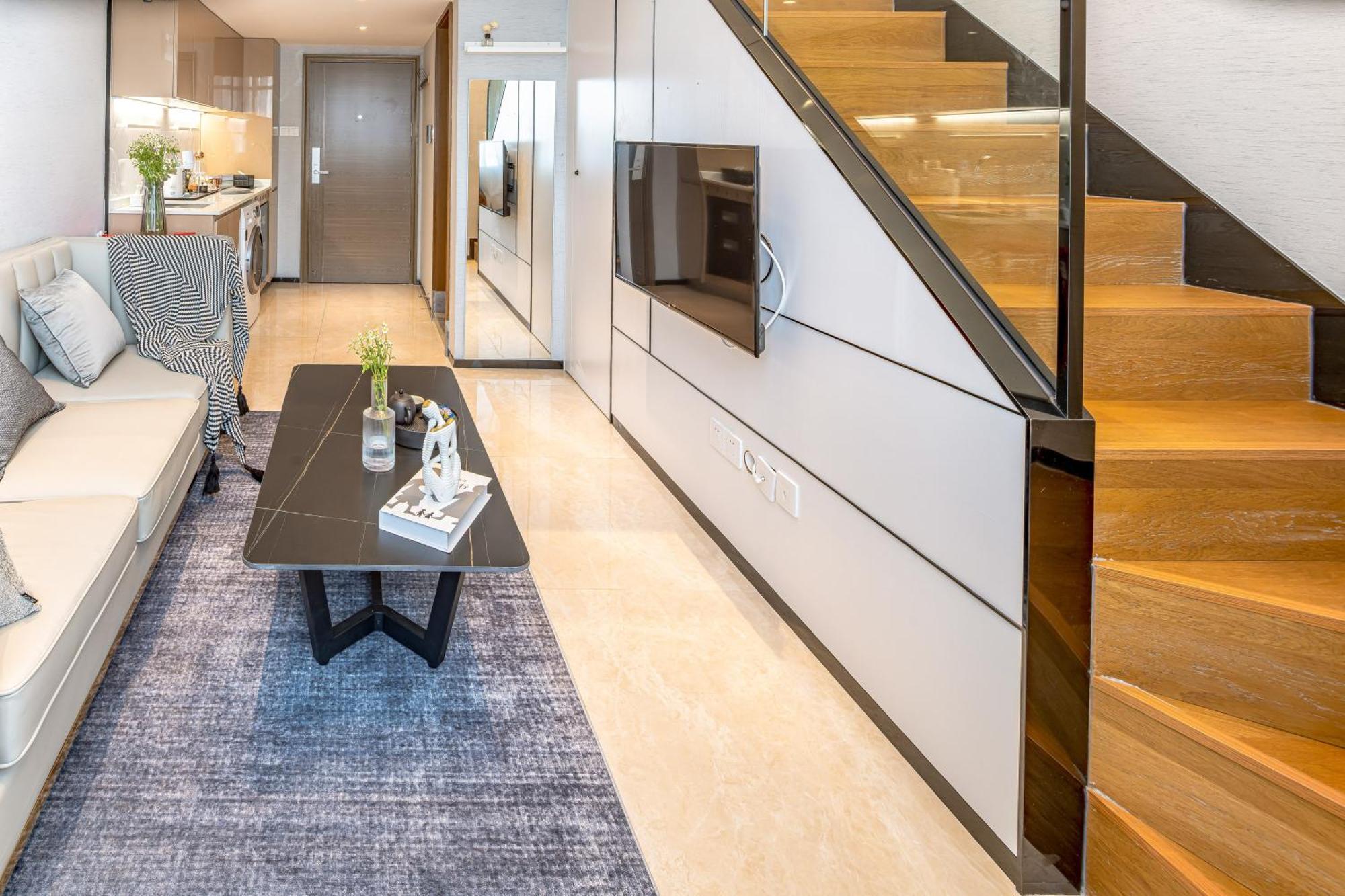Hengbang Times Apartment Shenzhen Huaqiang North Branch ภายนอก รูปภาพ