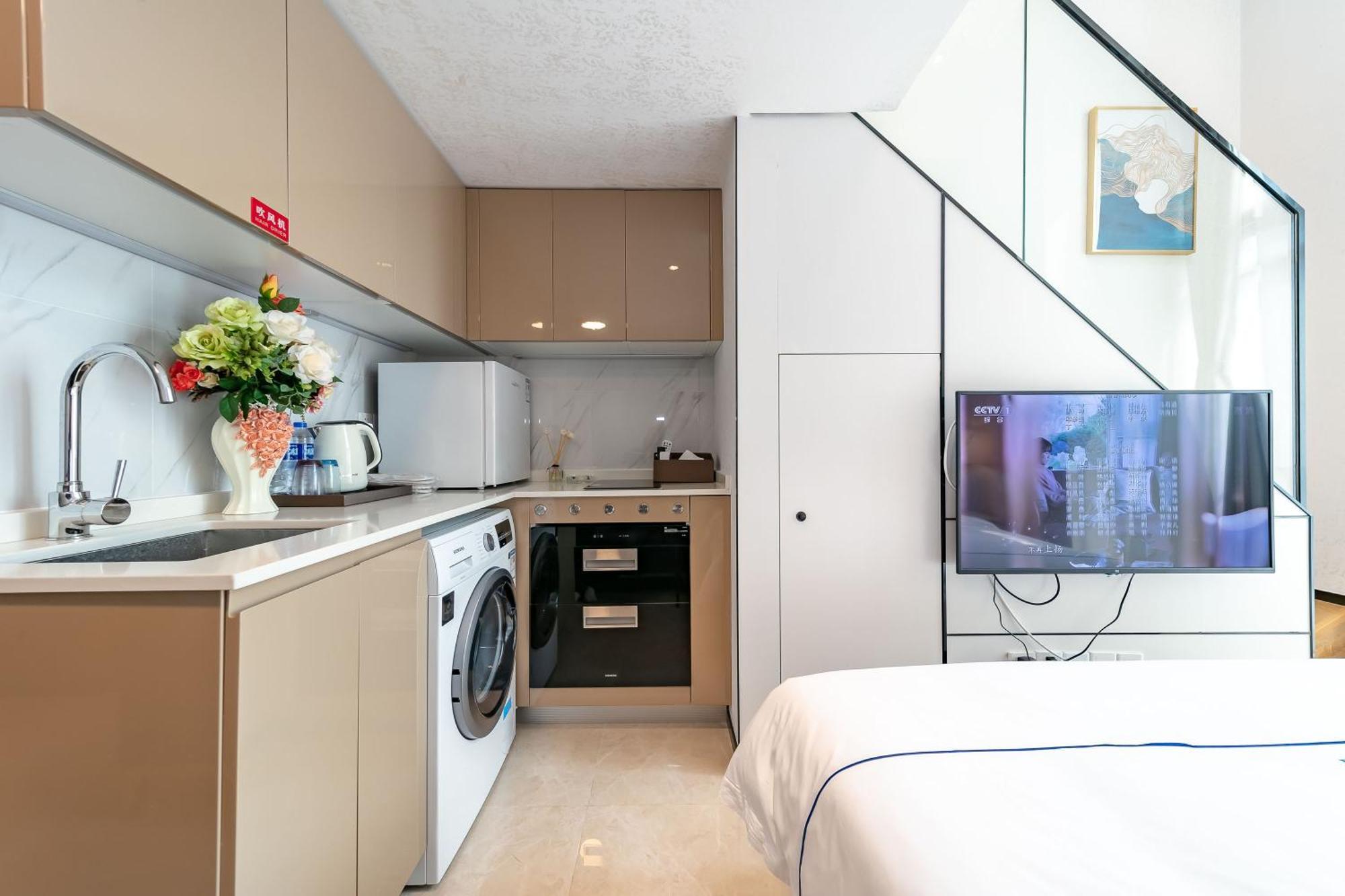 Hengbang Times Apartment Shenzhen Huaqiang North Branch ภายนอก รูปภาพ